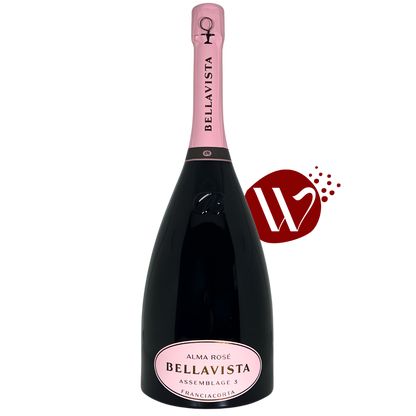 Bellavista Alma Rosé Extra Brut Franciacorta DOCG Assemblage 3 Magnum
