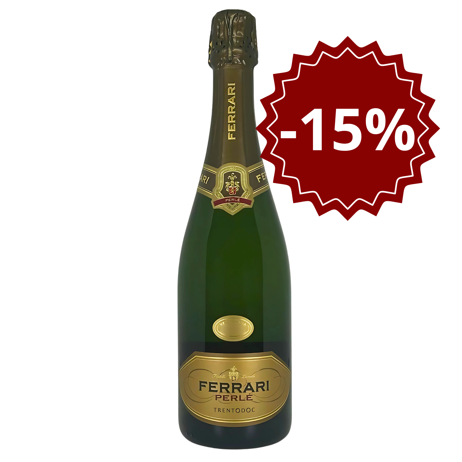 Trento DOC Spumante Brut Perlé 2019 Ferrari promoz natale