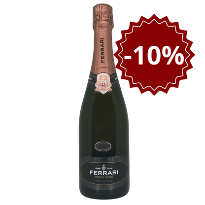 Trento DOC Spumante Brut Riserva Perlè Rosè 2018 Ferrari promo